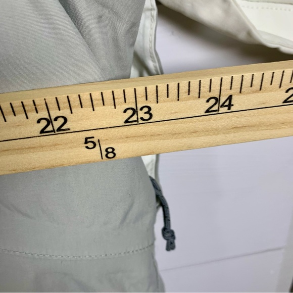 North Face Jacket Women XL Hyvent Full Zip Waterproof Ski Gray & White NO HOOD - Picture 16 of 16